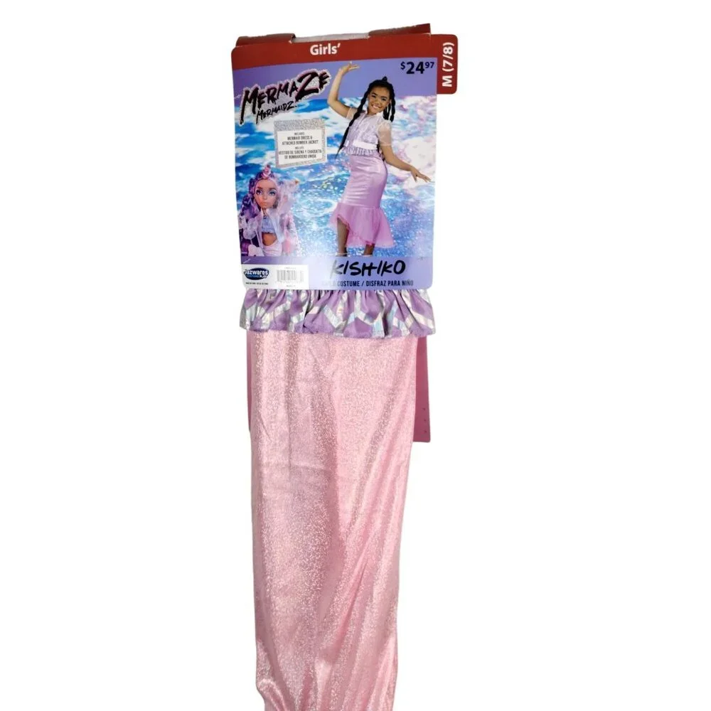 Mermaze Mermaidz Girls M (7/8) KISHIKO Mermaid Dress and Bomber Jacket Costume